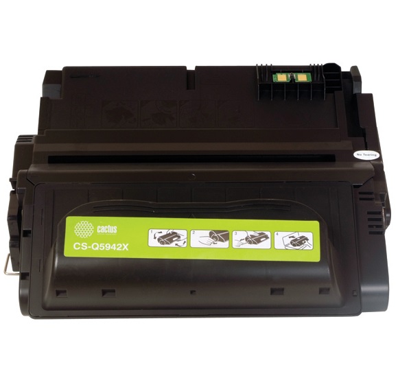 Тонер-картридж Cactus CS-Q5942XR черный для HP LJ 4250/ 4350 (20000стр.) CS-Q5942XR CS-Q5942XR