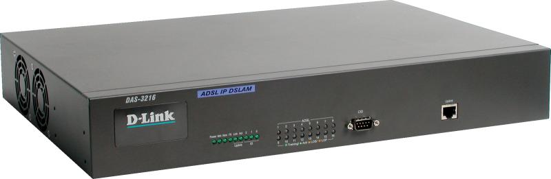 Мультиплексор D-Link IP DSLAM with 8 ADSL ports and 1 10/100Base-TX DAS-3216/RU DAS-3216/RU