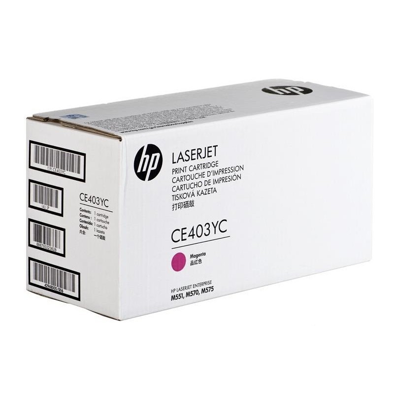 Тонер-картридж HP 507Y Magenta для Enterprise 500 color M551n/M551dn/M551xh/M570dn/M570dw/M575dn/M575f Contract CE403YC CE403YC