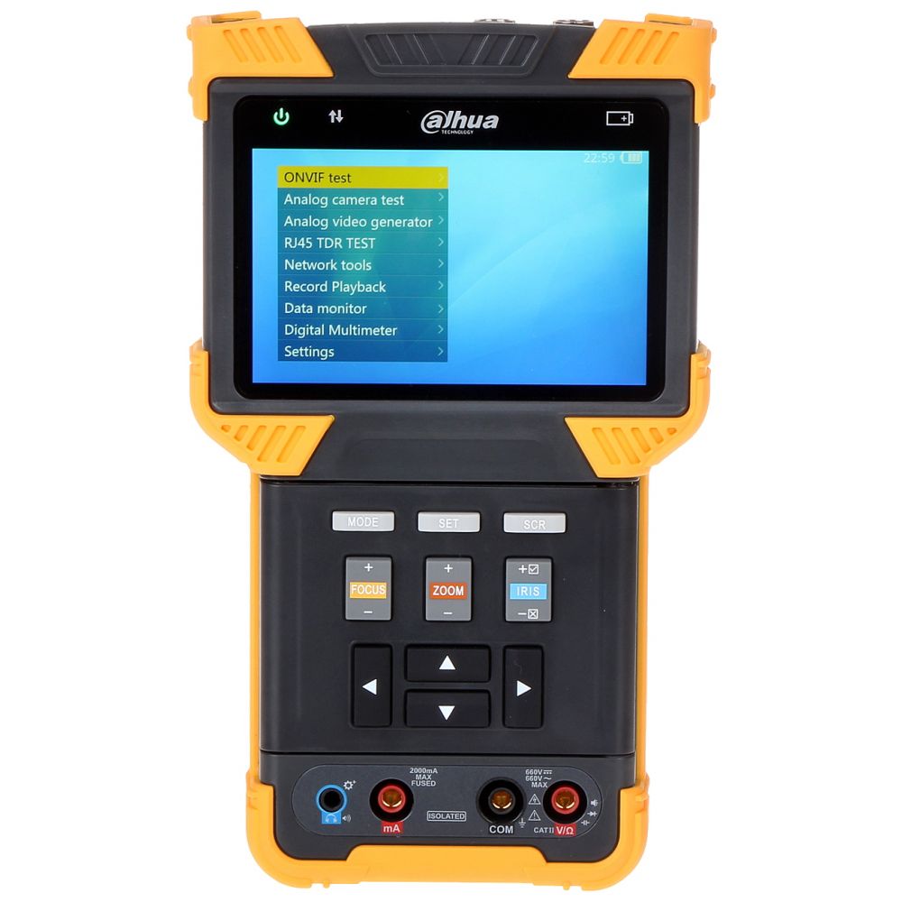 Тестер Dahua DH-PFM900-E экран 4 дюйма, питание POE и DC12В, 8-кратный цифровой зум DH-PFM900-E DH-PFM900-E