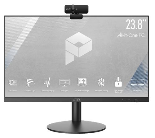 Моноблок MSI PRO AP241 11M-275RU (MS-AE03)  23.8'' FHD(1920x1080)/Intel Core i5-11400 2.60GHz Hexa/8GB+256GB SSD/Integrated/H510/WiFi/BT5.1/./W11Pro/1Y/BLACK 9S6-AE0311-462 9S6-AE0311-462