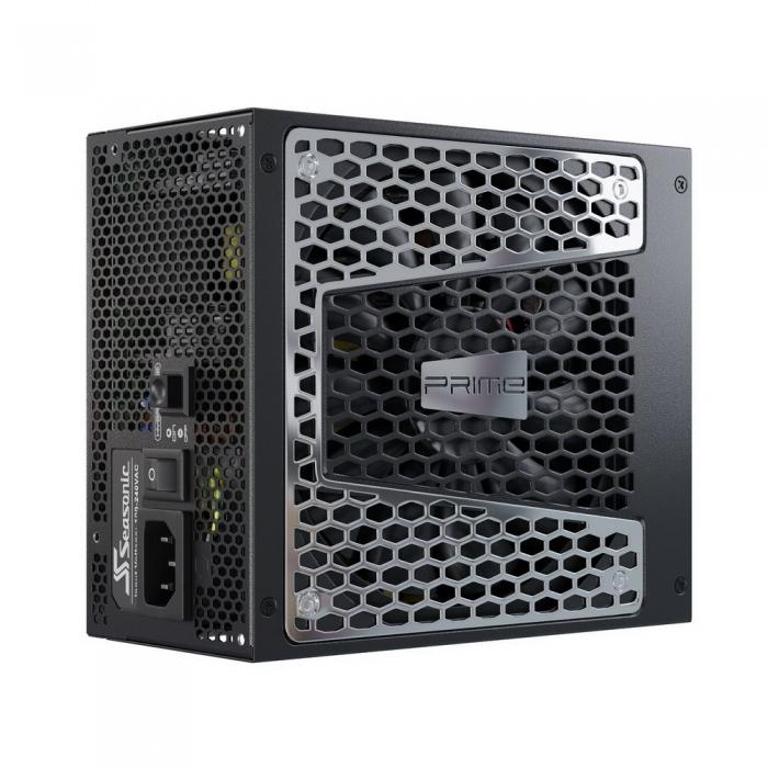 Блок питания Seasonic PRIME PX-1000 Active PFC 0.99; Модульный МВ (20+4), 2xCPU(4+4),6xPCI-E(6+2), 14xSATA, 5xMolex, 2xMolex to SATA 3.3 Adapter, fan 135mm, Premium Hybrid Fan Control; КПД>90%,100-240 В, 50-60 Гц, защиты OPP/OVP/UVP/ OCP/OTP/SCP, Ene SSR-1000PD