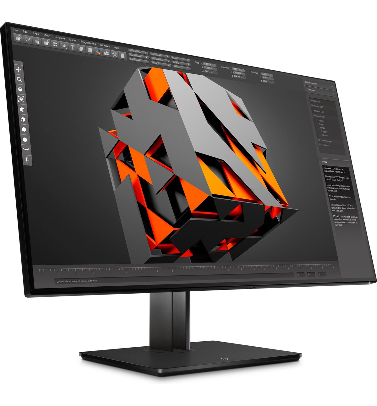 Монитор HP 31.5" Z32 UHD 4k 3840x2160, 16:9, 350 cd/m2, 1300:1, 14ms, 178°/178°, HDMI, USB 3.0, DP 1AA81A4 1AA81A4