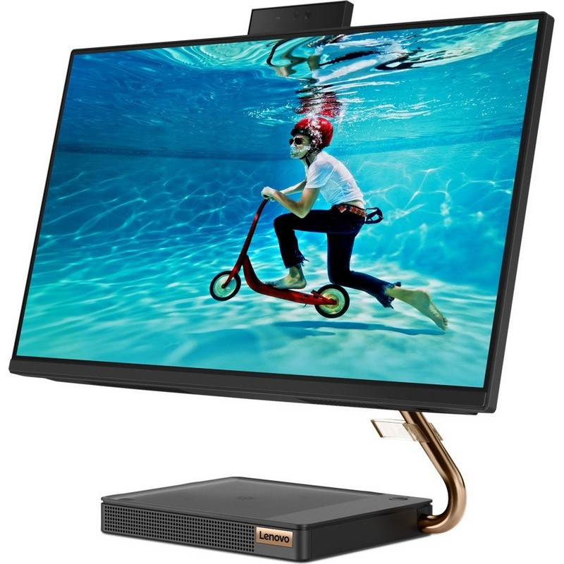 Моноблок Lenovo IdeaCentre A540-24ICB 23.8'' FHD(1920x1080) IPS/nonTOUCH/Intel Core i5-9400T 1.80GHz Hexa/4GB/1TB SSD/Intel UHD Graphics 630/Intel B360/noDVD/WiFi/BT4.0/CR/KB+MOUSE(USB)/DOS/1Y/BLACK F0EL00CERK F0EL00CERK
