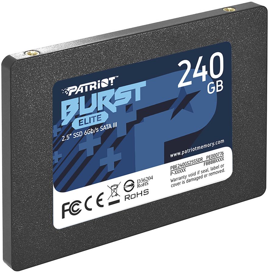 Накопитель SSD Patriot  SATA III 240Gb Burst Elite 2.5"  PBE240GS25SSDR PBE240GS25SSDR #6