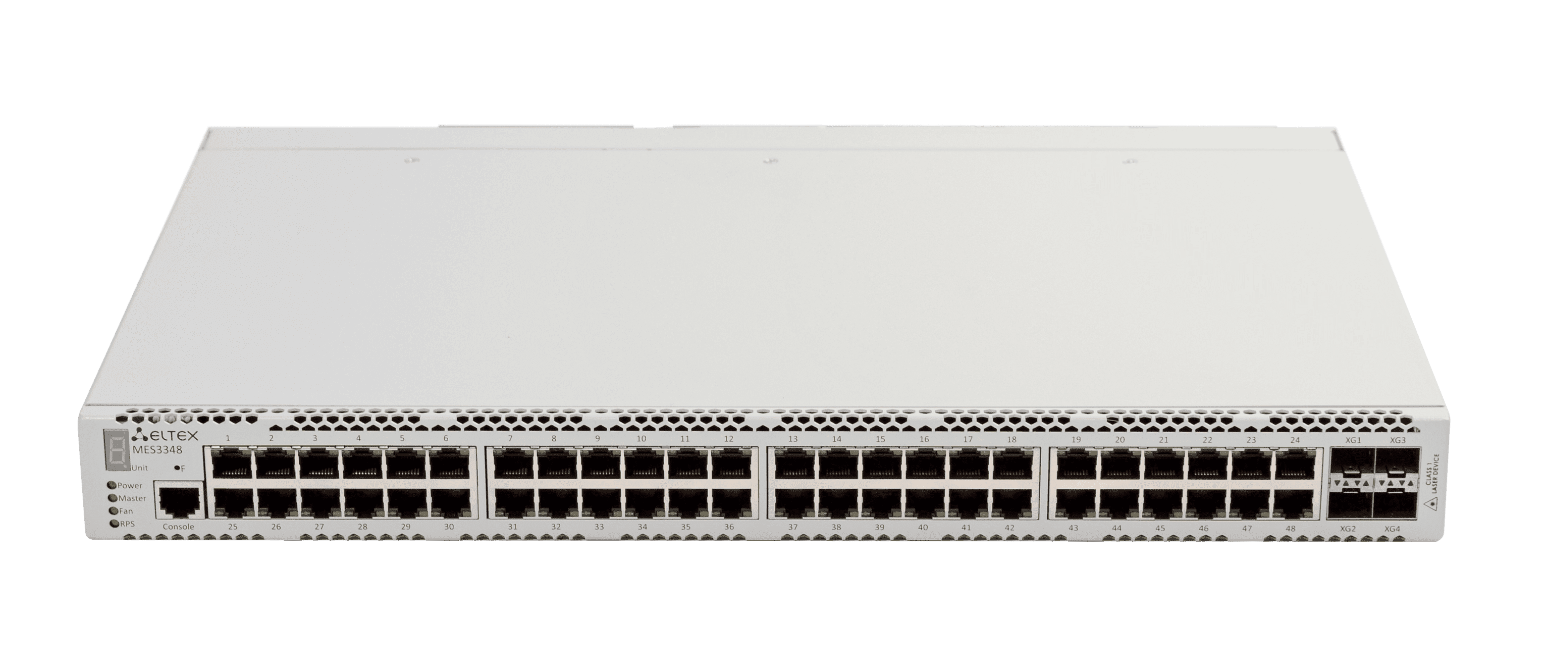 Коммутатор Eltex  48 портов 10/100/1000Base-T, 4 порта 10GBase-R (SFP+)/1000Base-X(SFP), L3, 2 слота для модулей питания MES3348 MES3348 #4