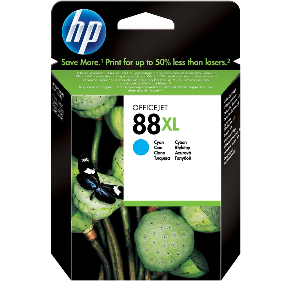 Картридж струйный HP № 88XL для OfficeJet Pro K550/K5400/L7580/L7680/L7780, голубой, (C9391AE) C9391AE