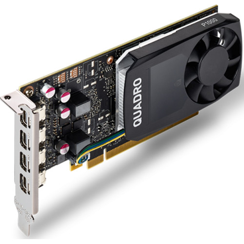 Видеокарта PNY Quadro P1000, 4Gb, GDDR5, 128 bit P1000, 4Gb, GDDR5, 128 bit 1 адаптер mDP-to-DP,Low bracket VCQP1000V2-SB VCQP1000V2-SB