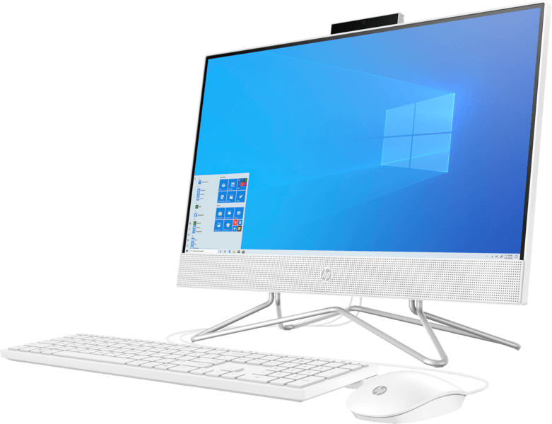 Моноблок HP 22-df0133ur AiO 21.5"(1920x1080)/Intel Celeron J4025(2Ghz)/4096Mb/256SSDGb/noDVD/Int:Intel Internal Graphics /Cam/WiFi/war 1y/Snow White/W11 + USB KBD, USB MOUSE 5D1R8EA 5D1R8EA