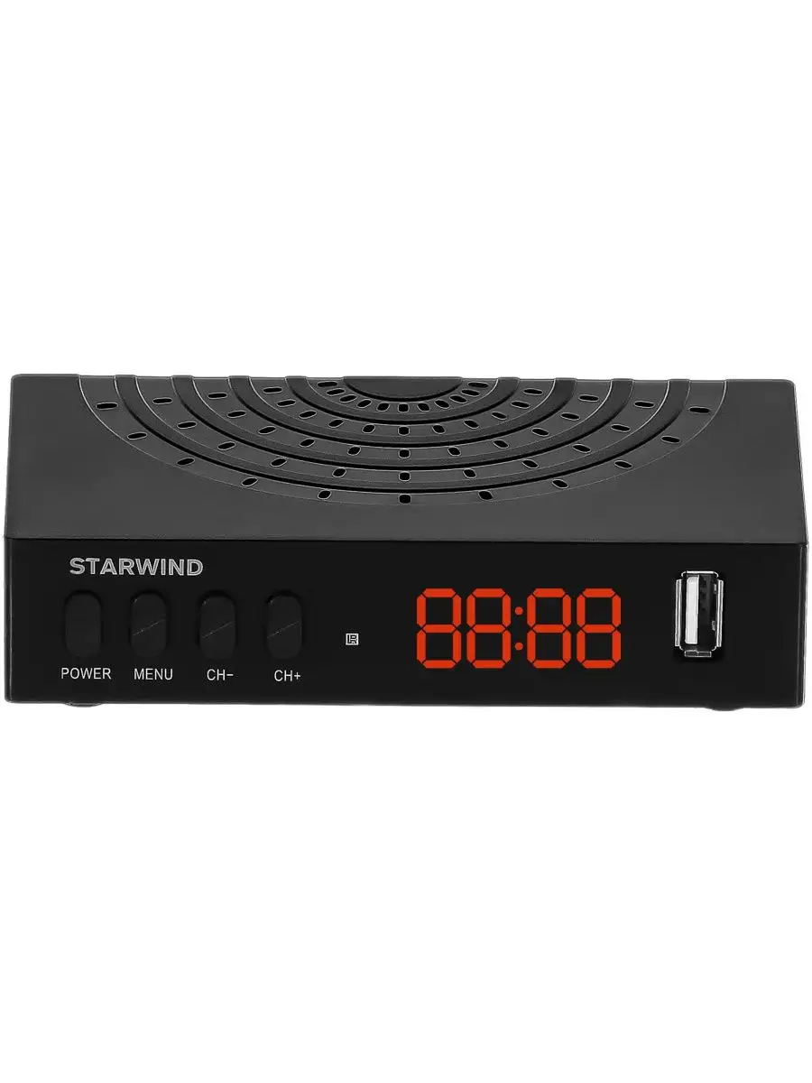 Ресивер Starwind CT-240 DVB-T2,черный CT-240 CT-240