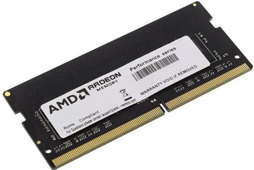 Модуль памяти AMD 8GB Radeon™ DDR4 2133 SO DIMM R7 Performance Series Black Non-ECC, CL15, 1.2V, Bulk (181272) R748G2133S2S-UO R748G2133S2S-UO
