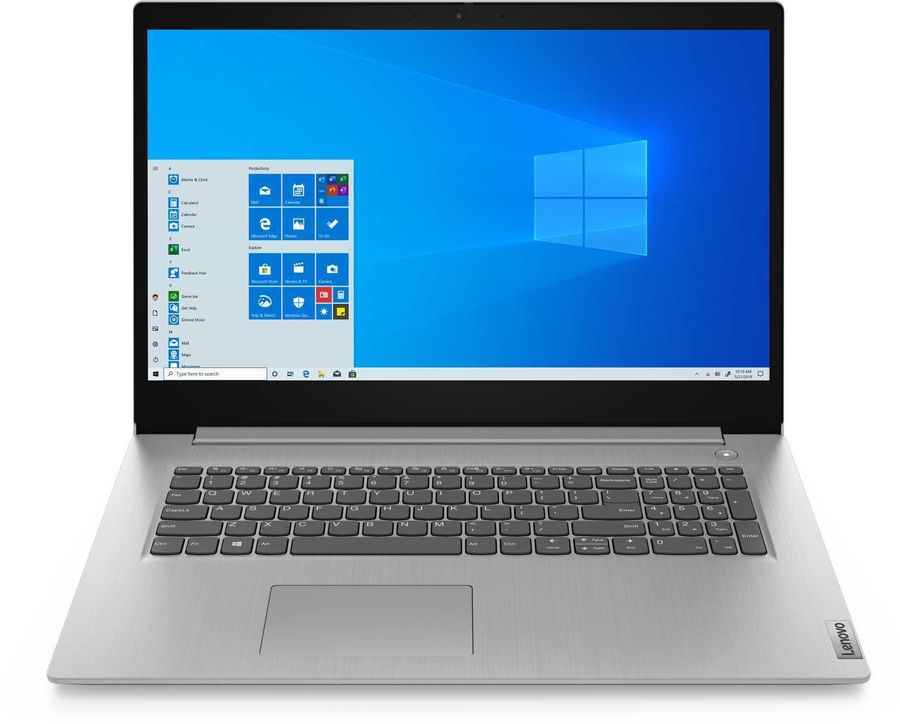 Ноутбук Lenovo IdeaPad 3 17ADA05 Ryzen 3 3250U/4Gb/SSD256Gb/AMD Radeon/17.3"/TN/HD+ (1600x900)/Free DOS/grey/WiFi/BT/Cam 81W2009LRK 81W2009LRK
