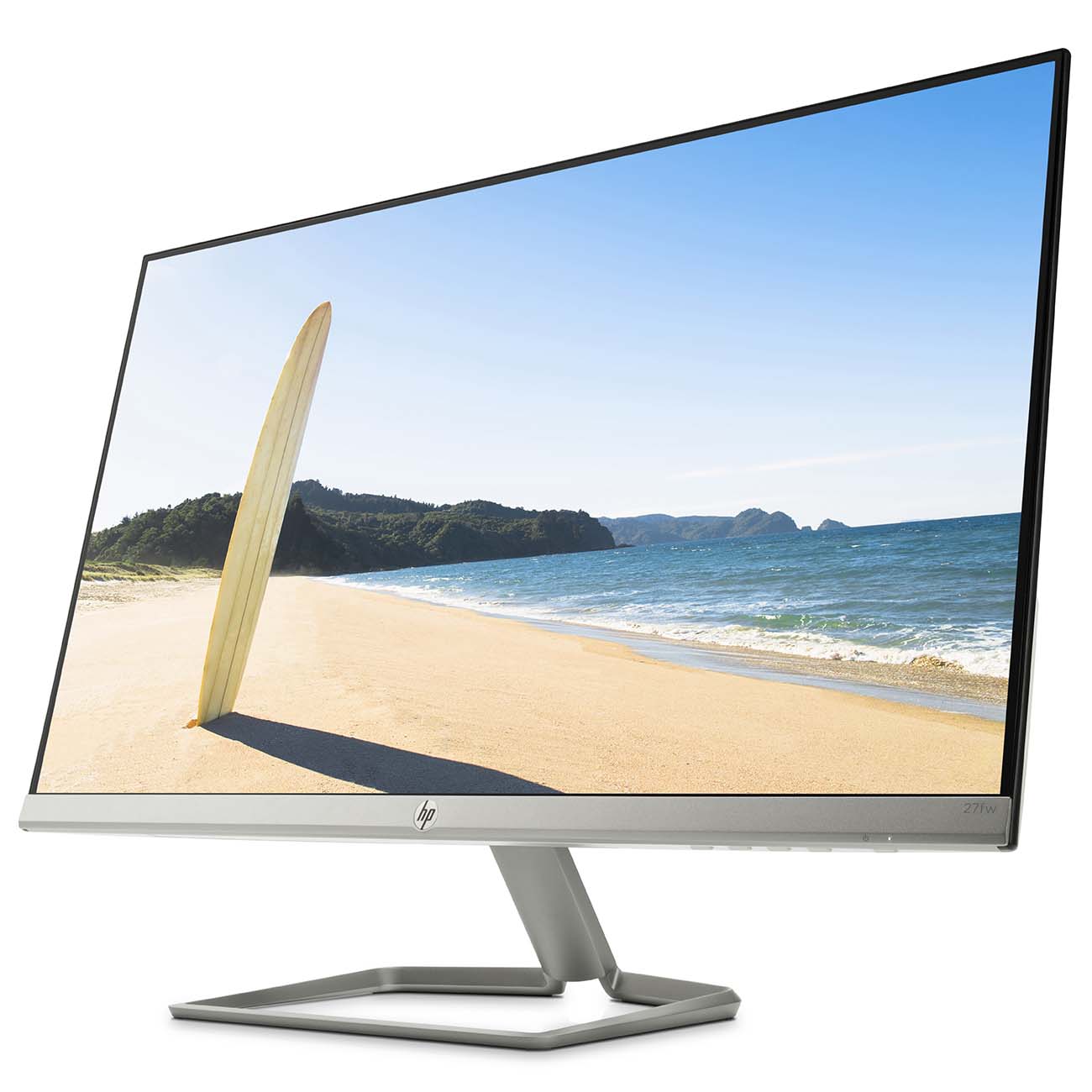 Монитор HP 27" IPS/1920x1080/5 мс/300 кд/м?/HDMI/VGA/Аудиовход/аудиовыход, динамики 1,5 Вт "()/  (Ghz)/Mb/Gb/Ext:war 1y/ 4TB31AA 4TB31AA