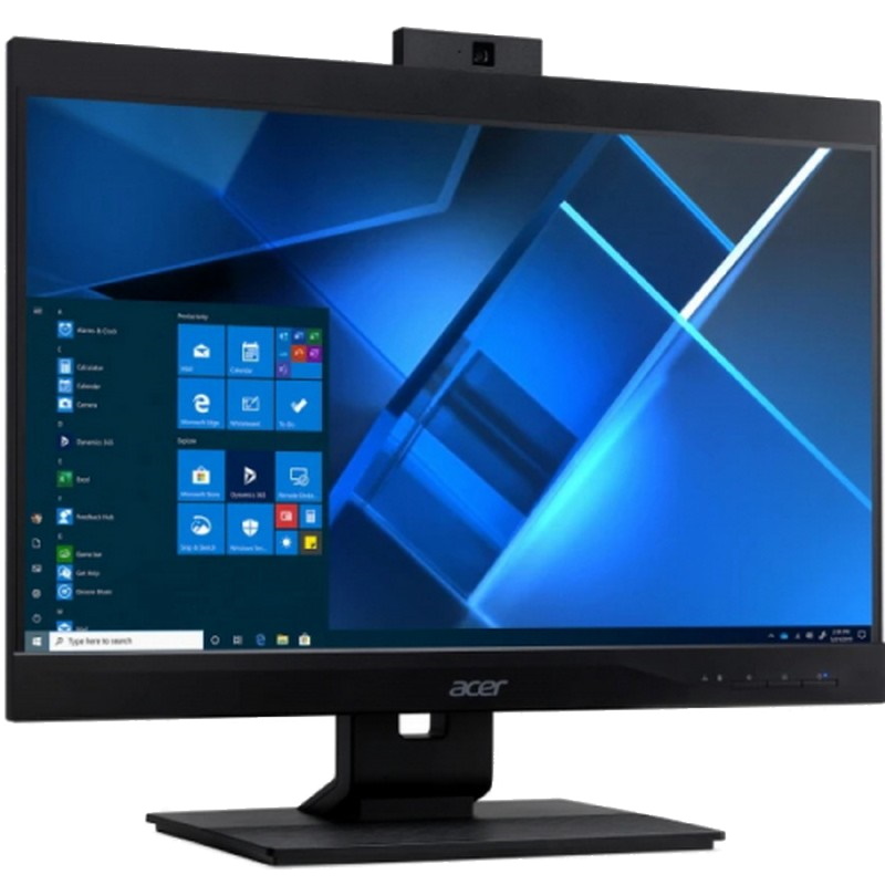 Моноблок Acer Veriton Z4870G All-In-One 23,8" FHD (1920x1080) IPS NT, i3 10100, 8GB DDR4 2666, 128GB SSD M.2, 1TB HDD 7200rpm, Intel UHD 630, WiFi, BT, DVD-RW, USB K&Mouse, Win 10 Pro, 3Y CI DQ.VTQER.01X DQ.VTQER.01X #1