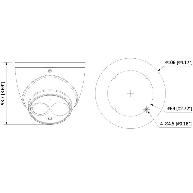 Видеокамера IP Dahua DH-IPC-HDW4431EMP-ASE-0280B с фиксированным объективом DH-IPC-HDW4431EMP-ASE-0280B DH-IPC-HDW4431EMP-ASE-0280B