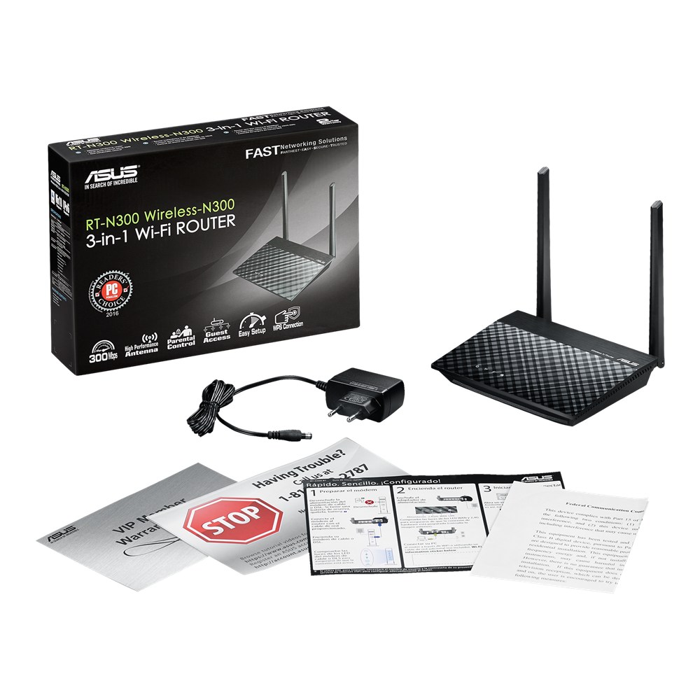 Маршрутизатор ASUS RT-N300 90IG03E0-BR3100 90IG03E0-BR3100 #3