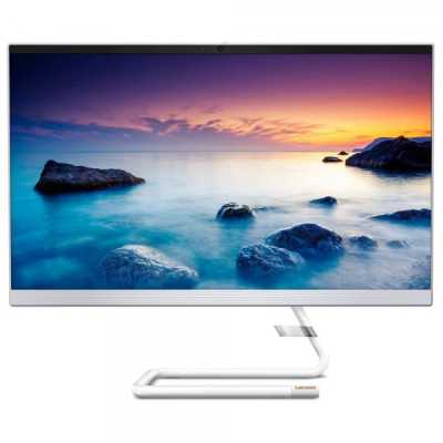 Моноблок Lenovo IdeaCentre AIO 3 27IMB05 27"(1920x1080)/Intel Core i3 10100T(3Ghz)/8192Mb/1000+128SSDGb/DVDrw/Int:Intel UHD Graphics 630/BT/WiFi/war 1y/9kg/white/DOS + Keyboard, mouse USB F0EY00KNRK F0EY00KNRK