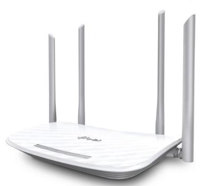 Роутер TP-Link AC1200 Двухдиапазонный Wi-Fi, 867 Мбит/с на 5 ГГц и до 300 Мбит/с на 2,4 ГГц  Archer A5 Archer A5