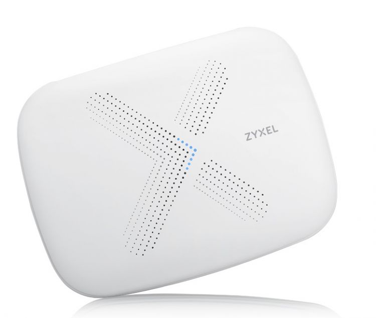 Маршрутизатор Zyxel WSQ50 Multy X WiFi System (Pack of 1), AC3000 Tri-Band WiFi , AC Wave2, MU-MIMO, 802.11a/b/g/n/ac (300+866+1733 Mb/s), 9 Antenns, 1xWAN GE, 3xLA WSQ50-EU0101F WSQ50-EU0101F