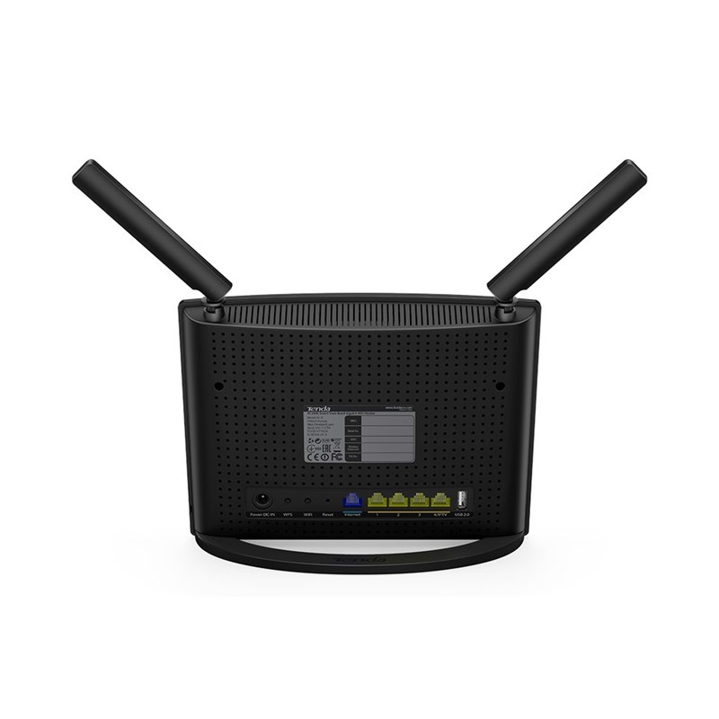 Роутер Tenda WLAN 1.2Gbps,Dual-band 2.4GHz+5GHz 802.11ac+3xLAN RG45 10/100/1000+1xWAN AC9 AC9