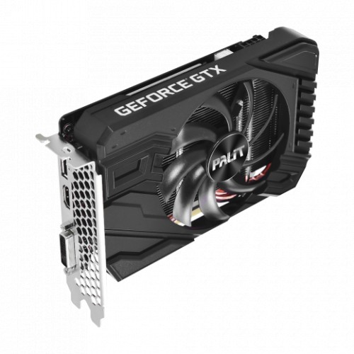 Видеокарта Palit GeForce GTX 1660Ti StormX PCI-E 3.0, 6 ГБ GDDR6, 192 бит, 1500 МГц - 1770 МГц, HDMI, DisplayPort, DVI-D NE6166T018J9-161F NE6166T018J9-161F