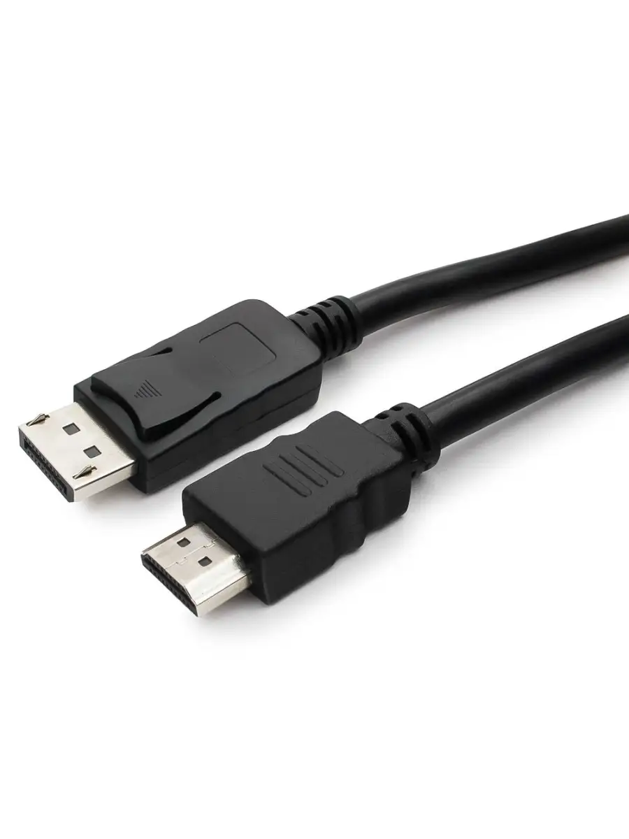 Кабель Cablexpert DisplayPort->HDMI, 7.5м, 20M/19M, черный, экран, пакет  CC-DP-HDMI-7.5M CC-DP-HDMI-7.5M #2