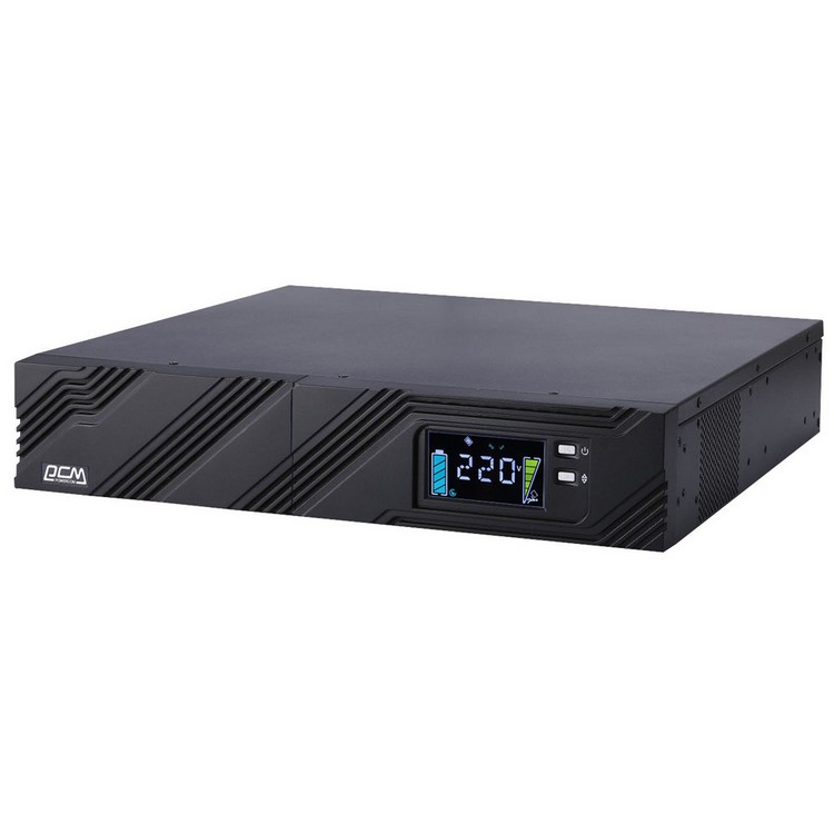 Источник бесперебойного питания Powercom SMART KING PRO+, Line-Interactive, 3000VA / 2100W, Rack/Tower, IEC, Serial+USB, SmartSlot SPR-3000 LCD SPR-3000 LCD