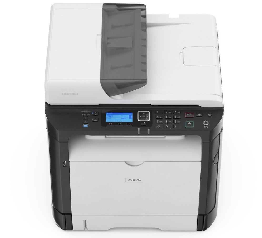 МФУ Ricoh SP 325SNw А4, 28 стр/мин, копир/принтер/сканер/дуплекс, автоподатчик, 128МБ, PCL, USB2.0, Ethernet 407982 407982
