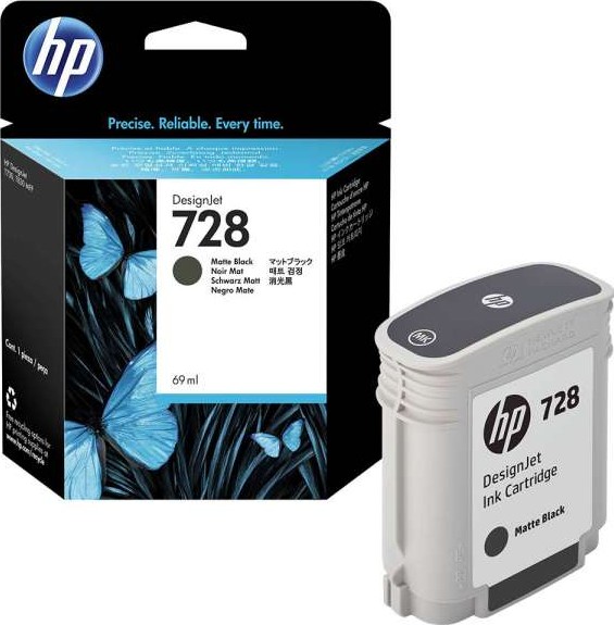 Картридж HP 728 69-ml Matte Black для DesignJet T730/T830 F9J64A F9J64A