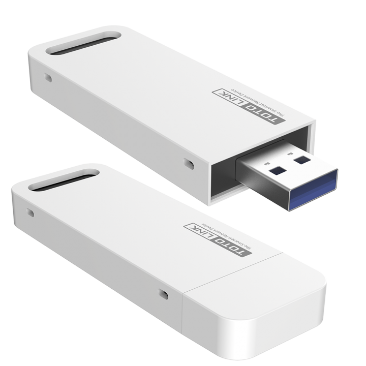 Адаптер TOTOLINK Беспроводной двухдиапазонный USB AC1300 с поддержкой стандартов IEEE 802.11ac/a/b/g/n, до 400Мбит/с в диапазоне 2.4ГГц, до 867Мбит/с в диапазоне 5ГГц, общая скорость до 1300Мбит/с, поддержка MU-MIMO, USB3.0, клавиша WPS A2000USM A2000USM