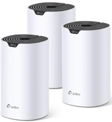 Маршрутизатор TP-Link Deco S4(3-pack) AC1200 Whole-Home Mesh Wi-Fi system, Qualcomm CPU, 867Mbps at 5GHz+300Mbps at 2.4GHz, 2 Gigabit Ports, 2 internal antennas Deco S4(3-pack) Deco S4(3-pack)