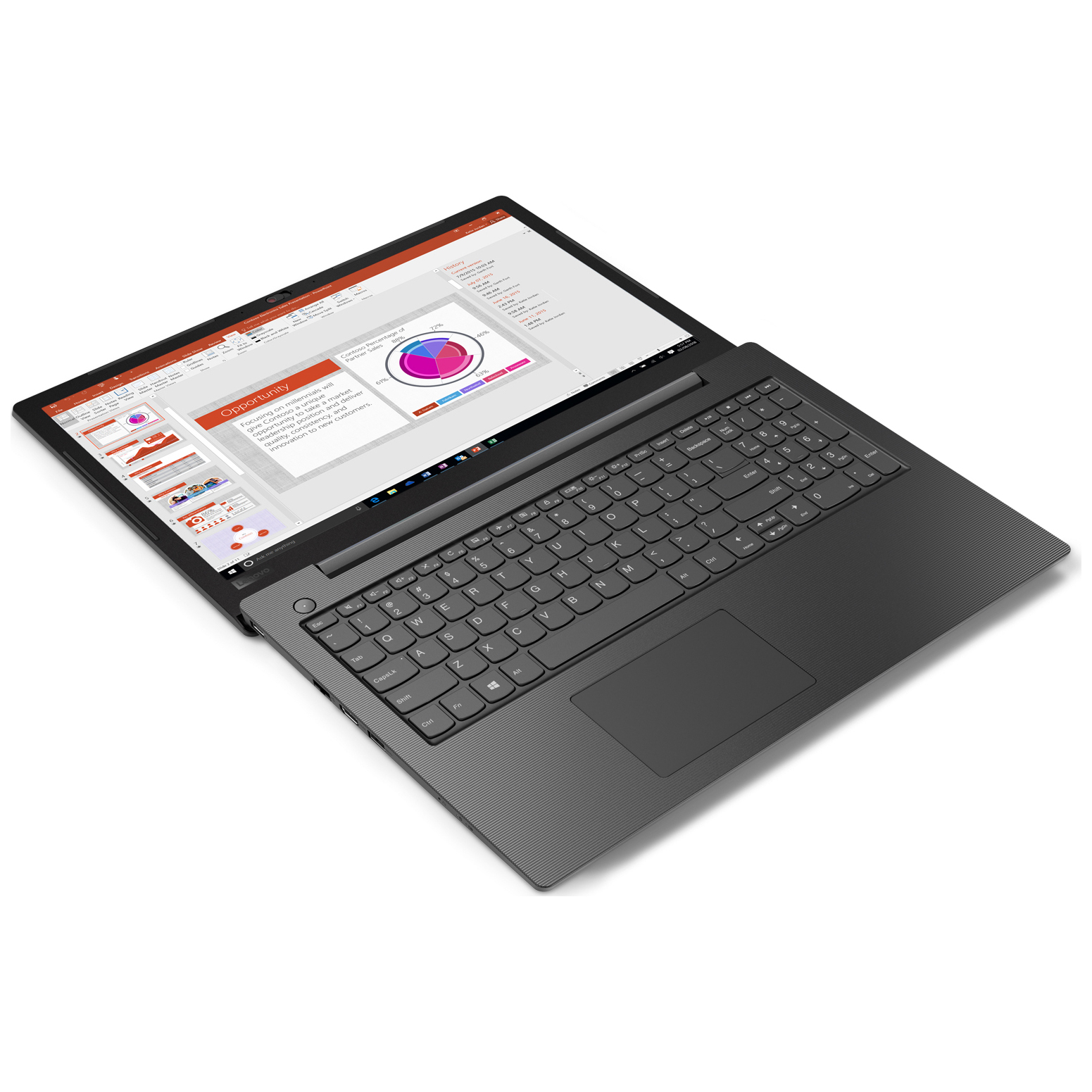 Ноутбук Lenovo V130-15IKB 15.6" FHD (1920x1080) AG, i3-7020U, 4GB DDR4, 128 GB SSD Intel HD Graphics 620 , DVD+-RW, WiFi, BT, 2 cell, DOS, Iron grey, 1y c.i. 1,8 kg 81HN00NFRU 81HN00NFRU