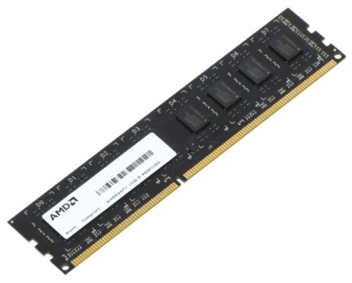Модуль памяти AMD 8GB Radeon™ DDR3 1333 DIMM Non-ECC, CL9, 1.5V, Black, Bulk (180039) R338G1339U2S-UO R338G1339U2S-UO