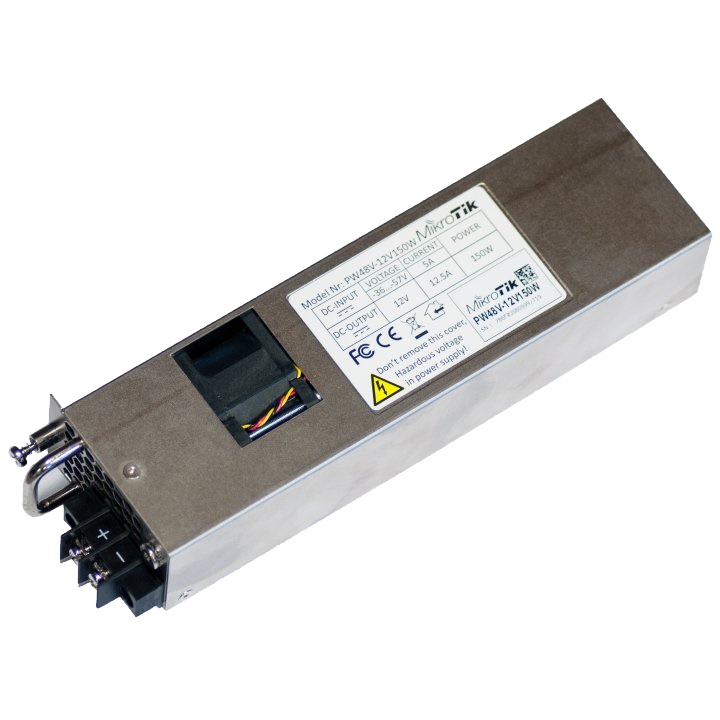 Опции для коммутаторов Mikrotik Hot Swap 12V 150W -48V DC telecom power supply for CCR1072-1G-8S+ PW48V-12V150W PW48V-12V150W