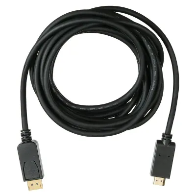 Кабель Buro аудио-видео v. 1.2 DisplayPort (m)/HDMI (m) 5м. Позолоченные контакты черный BHP DPP_HDMI-5 BHP DPP_HDMI-5