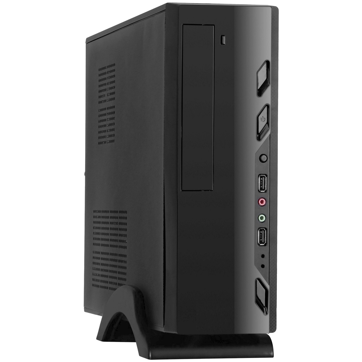 Корпус Exegate MiniITX Exegate MI-208 Black, miniITX/mATX, M300, 80mm, 2*USB, Audio EX268693RUS EX268693RUS