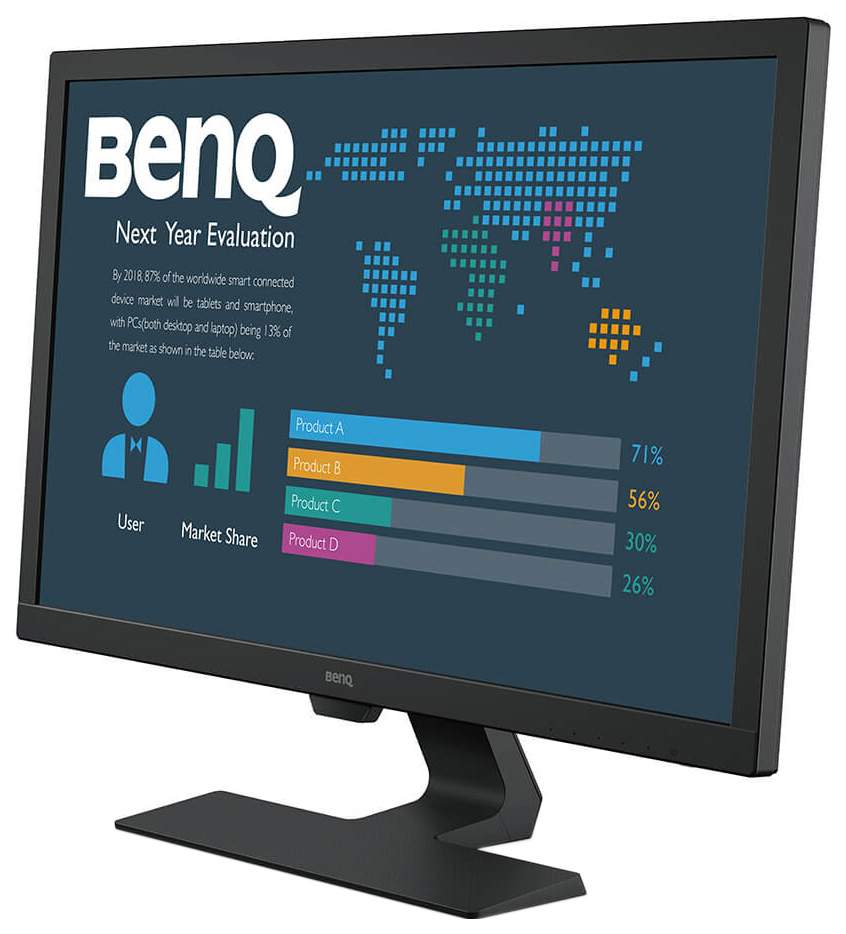 Монитор BenQ 27" BL2783 TN LED 1920x1080 16:9 300 cd/m2 1ms 1000:1 12M:1 170/160 D-sub DVI HDMI DP Flicker-free Speaker Black 9H.LJDLB.QBE 9H.LJDLB.QBE