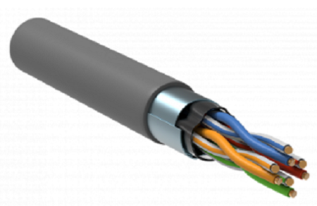 Витая пара ITK ШПД F/UTP кат. 5E 4 пары PVC 305м сер BC1-C5E04-311-305-G BC1-C5E04-311-305-G