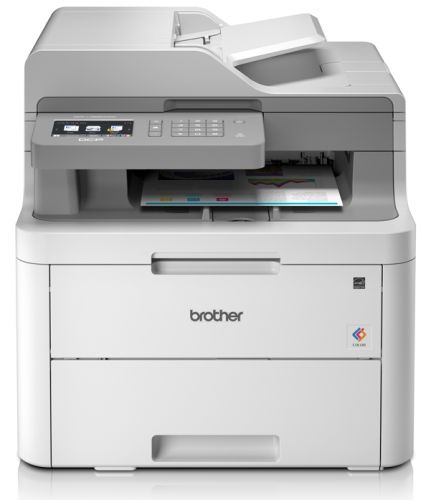 МФУ Brother DCP-L3550CDW (A4, 18стр/мин, 512Мб, дуплекс, ADF50, LAN, WiFi старт.картриджи на 1000стр) DCPL3550CDWR1 DCPL3550CDWR1