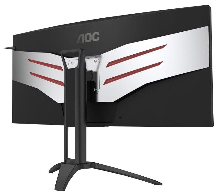 Монитор AOC 35'' LCD [21:9] 3440x1440(UWQHD) MVA, Curved, nonGLARE, 300cd/m2, H178°/V178°, 2500:1, 50М:1, 16.7M, 4ms, VGA, DVI, HDMI, DP, USB-Hub, Height adj, Tilt, Swivel, Speakers, 3Y, Black-Red AG352UCG6 AG352UCG6