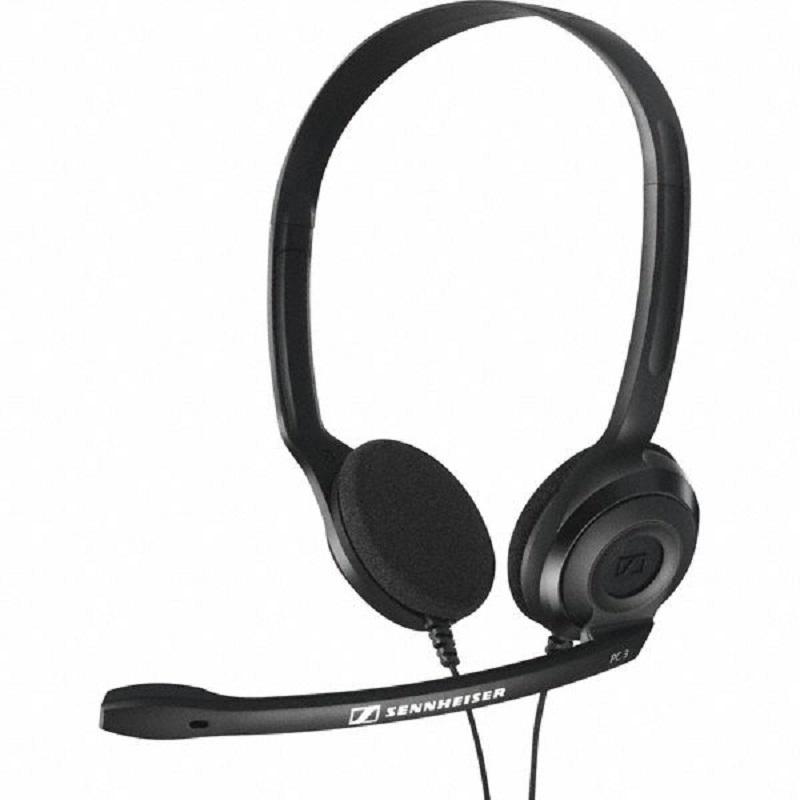 Наушники с микрофоном Sennheiser PC 3 CHAT черный (2м) накладные 504195 504195