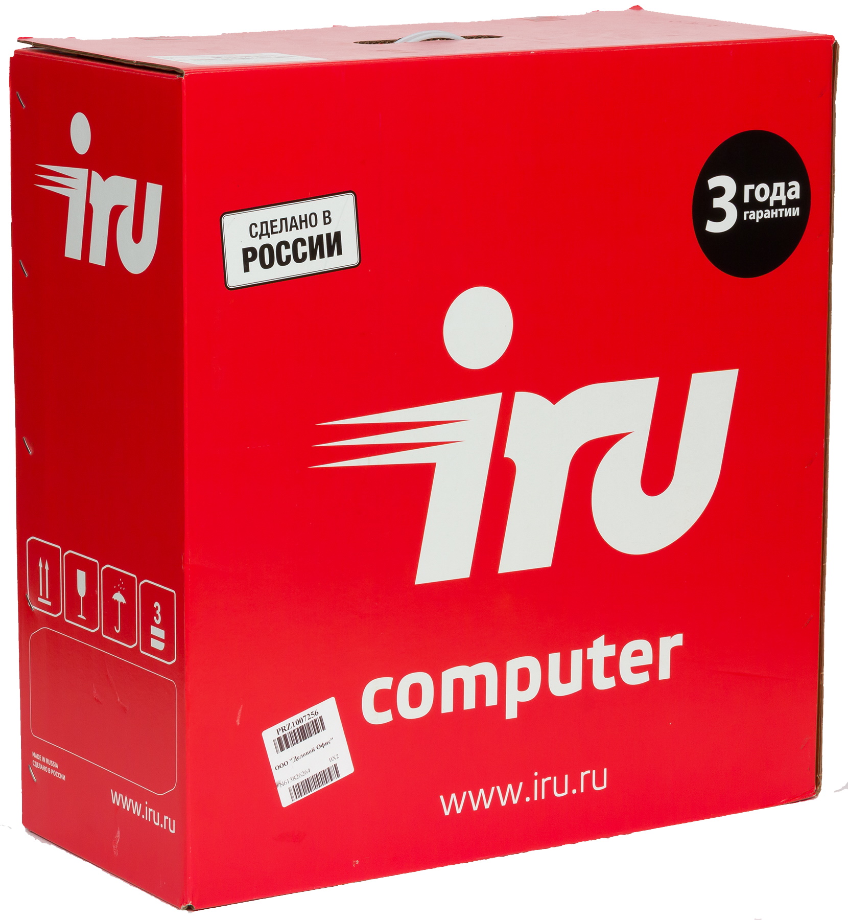 Персональный компьютер iRU Corp 315 U i5 10400F (2.9) 8Gb SSD250Gb GT730 2Gb Windows 10 Professional 64 GbitEth 400W черный 1628020 1628020