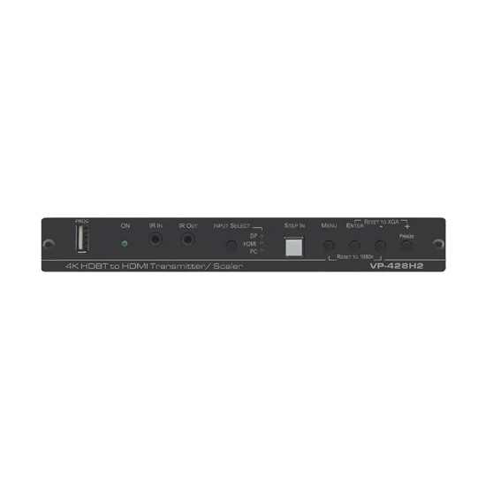 Масштабатор Kramer VP-428H2 MegaTOOLS™ HDMI, DP и VGA в HDBaseT, передатчик RS-232, ИК и Ethernet; поддержка 4К60 4:4:4, PoE, St 72-00003790 72-00003790