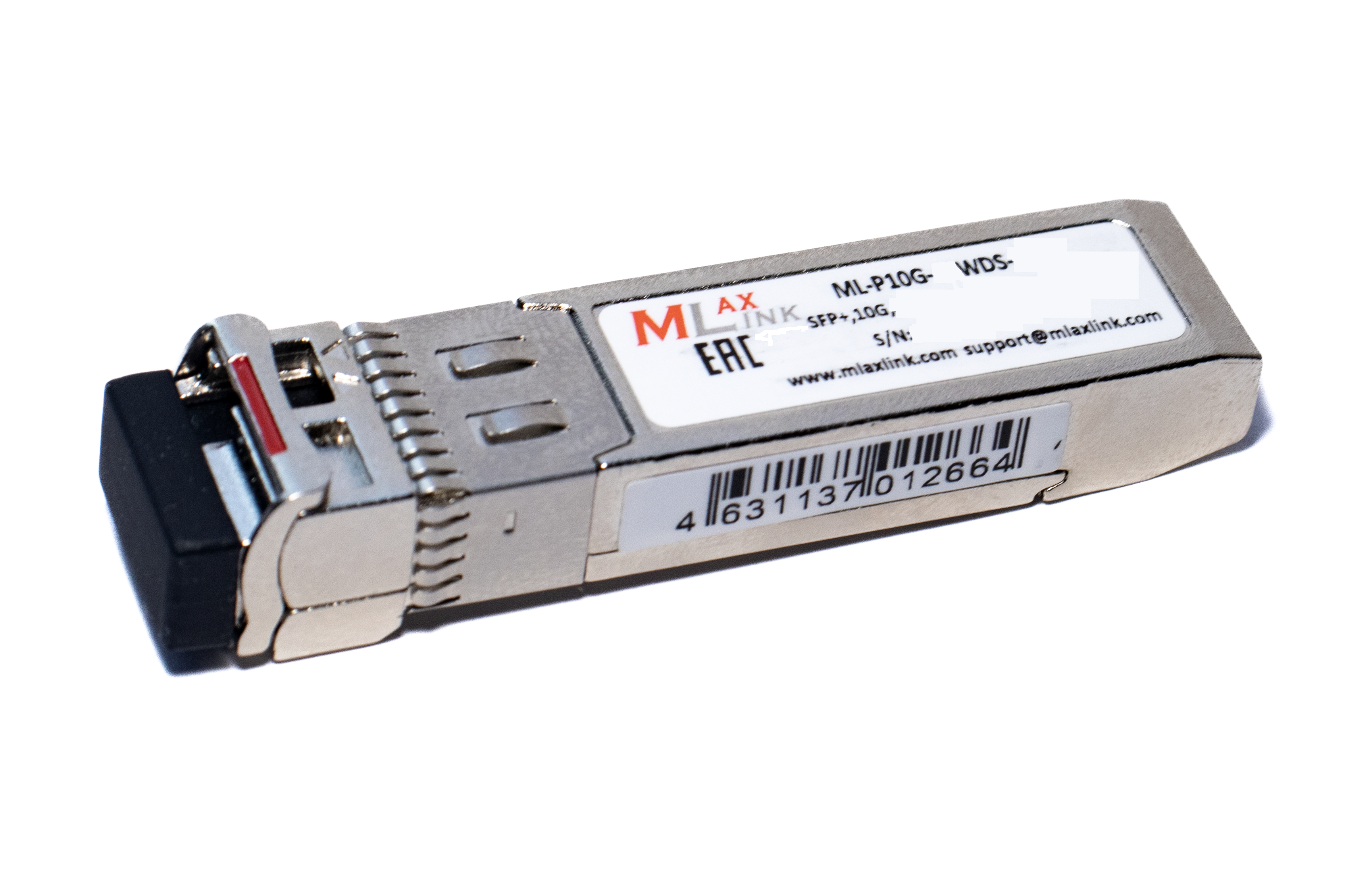 Модуль MlaxLink оптический одноволоконный SFP+ WDM, 10Гбит/с, 20км, 1310/1490нм, LC, DDM ML-P10G-20WDS-2V31LD ML-P10G-20WDS-2V31LD