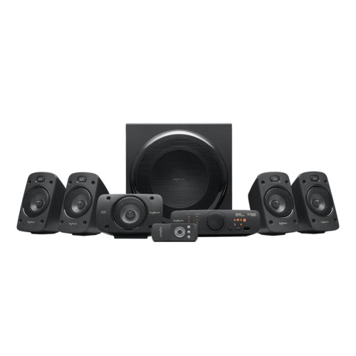 Logitech Speaker System 5.1 Logitech Z-906, 500 Вт,Surround Sound, Пульт ДУ, Black 980-000468 980-000468