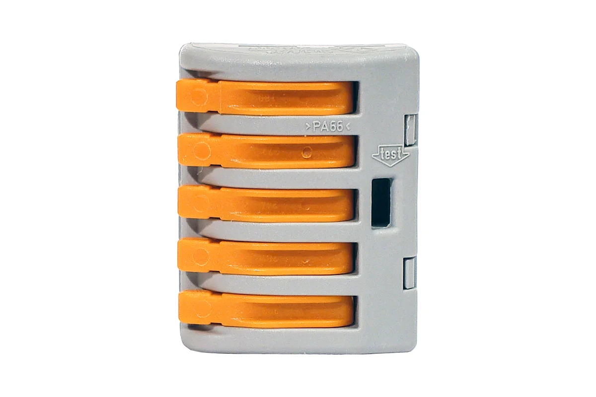 WAGO 222-415 клемма 5-проводная, клеммник для медного провода 222-415 #3