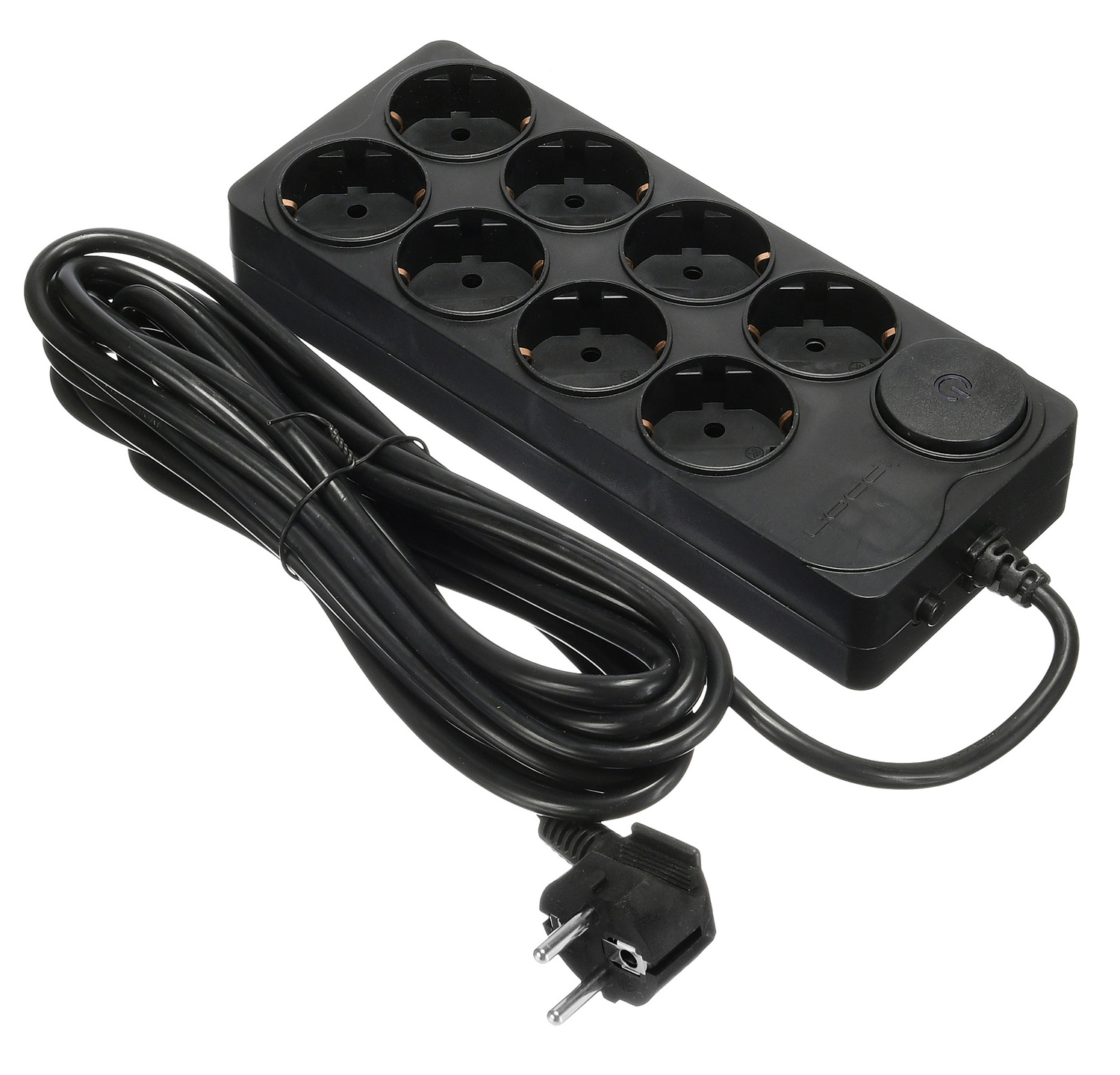 Сетевой фильтр Ippon 5м (8 розеток) черный BK258-16 BK258-16