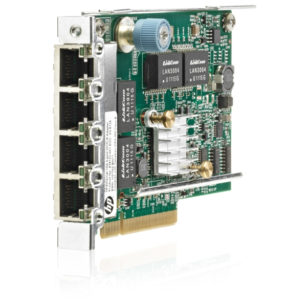 Сетевой адаптер HPE Ethernet 331FLR 1Gb 4-port FLR-T, Broadcom BCM5719 629135-B22 629135-B22