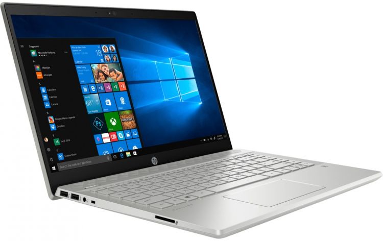 Ноутбук HP Pavilion 14-ce0035ur 14"(1920x1080 IPS)/Intel Core i3 8130U(2.2Ghz)/4096Mb/256PCISSDGb/noDVD/Int:Intel HD Graphics/Cam/BT/WiFi/41WHr/war 1y/1.59kg/Mineral silver/W10  4KJ23EA 4KJ23EA