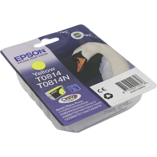 Картридж Epson желтый для EPS ST Photo R270 / 290 / 390, RX590 / 610 / 690 (повышенной ёмкости) C13T08144A10/C13T11144A10